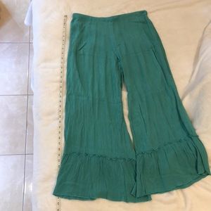 Turquoise/teal Earthbound pants